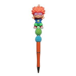 Rugrats Chuckie Finster Figurine Custom Beaded Ballpoint Twist Pen Nickelodeon